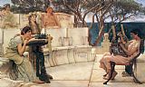 Sappho and Alcaeus by Sir Lawrence Alma-Tadema